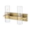 Z-Lite Lawson 2 Light Vanity, Rubbed Brass & Clear 343-2V-RB - alternate 6